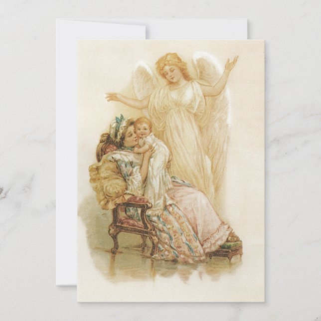 Invitation Anges et bébés (Devant)