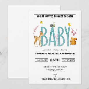 Invitation Animaux à l'aquarelle - rencontre et découverte en