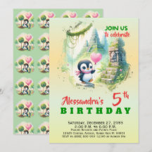 Animaux de fête mignons Pingouin Garçon Fille