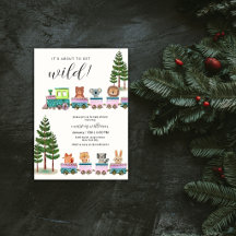 Animaux de Safari Sauvage Fantaisistes Baby Shower