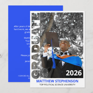 Invitation Année de promotion bleue 2026