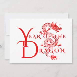 Invitation Année du dragon