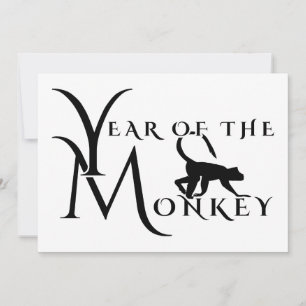 Invitation Année du singe