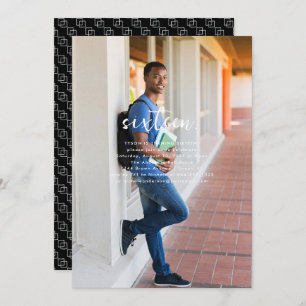 Invitation Année Photo simple fête d'anniversaire