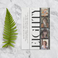 Année | Simple 4 Filmstrip photo fête d'anniversai