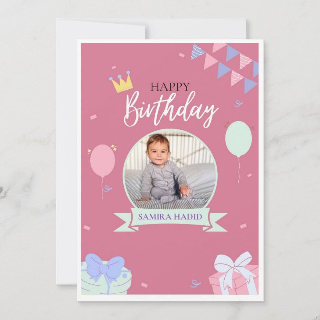 INVITATION ANNIVERSAIRE (Devant)
