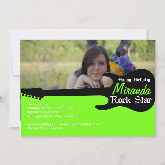 Invitation Anniversaire (Devant)