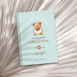 Invitation Anniversaire 1 an Genre Neutre Une Pour