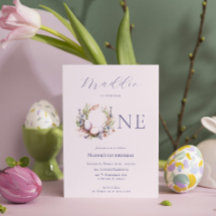 Anniversaire 1 an | OEufs de Pâques floraux Wreath