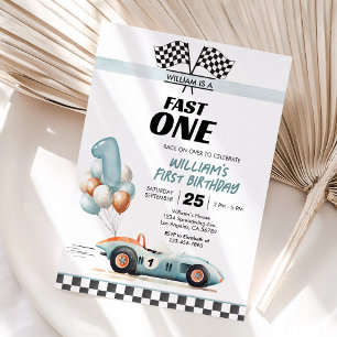 Invitation Anniversaire 1ère année Voiture de Cour