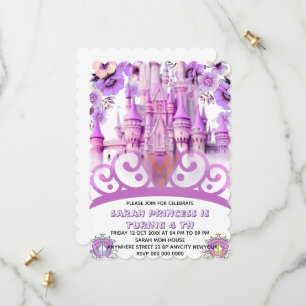 Invitation anniversaire 4 ans modifiable Quatre po