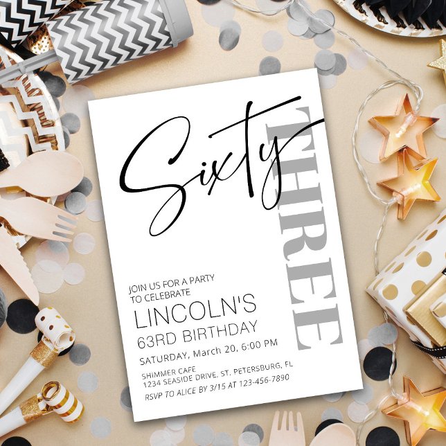 Invitation Anniversaire adulte 61 62 63 64 65 66 67 68 69 (Créateur téléchargé)