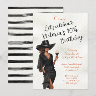 Invitation Anniversaire afro-américain du LBD