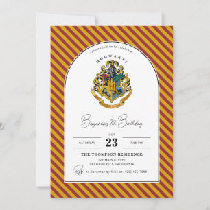 Invitation Anniversaire Arche de Blason de Poudlar