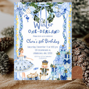 Invitation Anniversaire Capriceux Casse-Noisette de Winter On