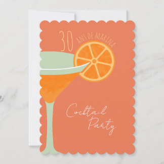 Invitation anniversaire Cocktail Party 
