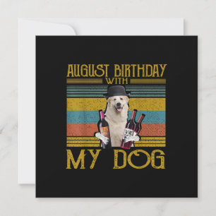 Invitation Anniversaire d'août avec mon chien des Pyrénées 20