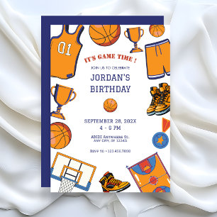 Invitation anniversaire de Baketball