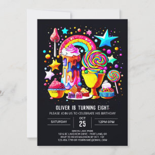 Invitation Anniversaire de Boho Lollipop