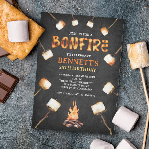 Invitation Anniversaire de Bonfire