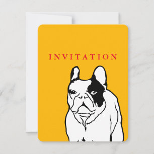 Invitation Anniversaire de Bouledogue Français