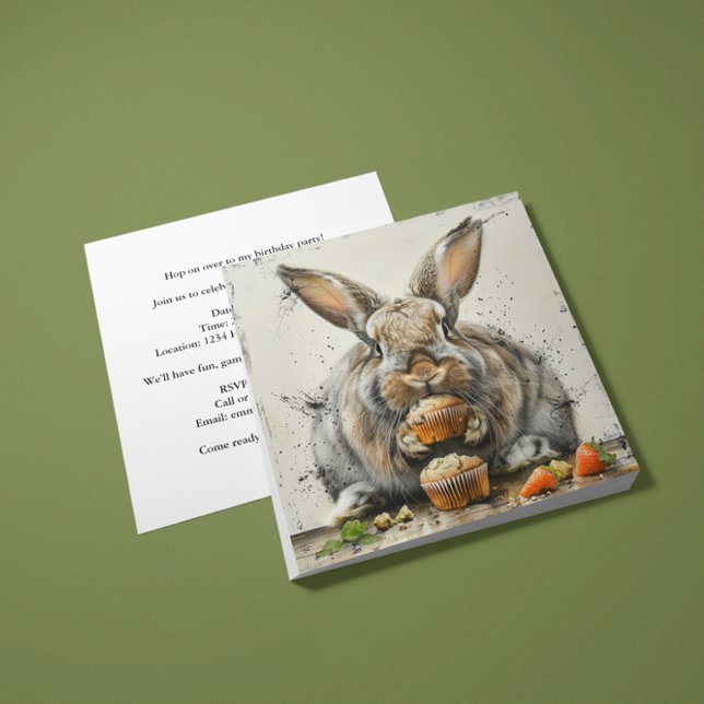 Invitation Anniversaire de Bunny (Créateur téléchargé)