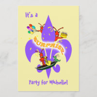 Anniversaire de Cajun Crawfish Fleur de Lis