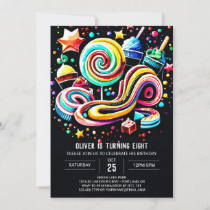 Invitation Anniversaire de Chic Candyland