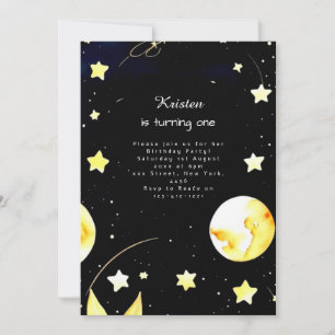 Invitation Anniversaire de Chic Space Astro