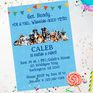Invitation Anniversaire de chiot