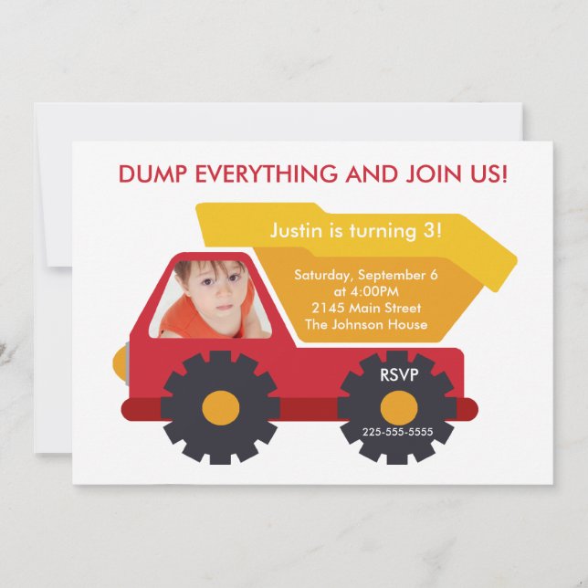 Invitation Anniversaire de construction (Devant)