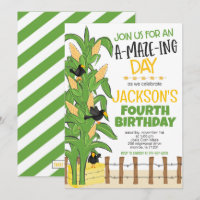 Anniversaire de Corn Maze Boy