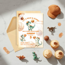 Anniversaire de Dino Boy Basket Roar & Score