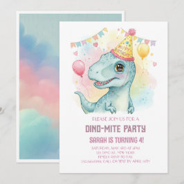 INVITATION ANNIVERSAIRE DE DINO-MITE