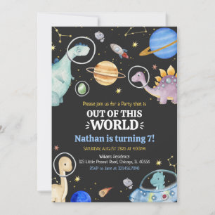 Invitation Anniversaire de Dinosaur