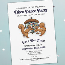 Anniversaire de Disco Dance Squirrel