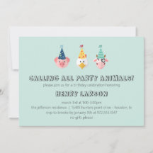 Anniversaire de enfant animal de la fête de Barnya