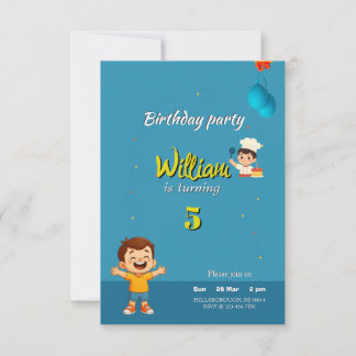 Invitation Anniversaire de enfant | Carte de fête