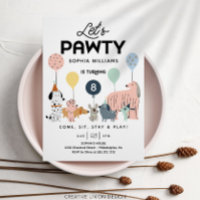 Anniversaire de enfant de chien de Pawty Birthday