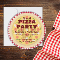 Anniversaire de enfant de fête de la pizza