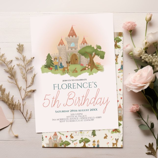 Invitation Anniversaire de enfant de l'histoire des filles de (Créateur téléchargé)