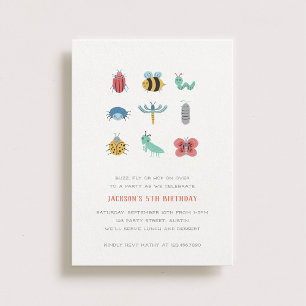 Invitation Anniversaire de enfant Little Crawlers