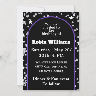 Invitation Anniversaire de enfant personnalisable 