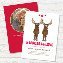 Anniversaire de fête mignonne Whimsical Moose Phot