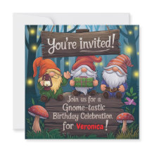 Anniversaire de Gnome Whimsical, Soirée Forestière
