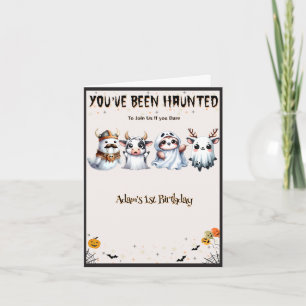 Invitation Anniversaire de la belle Halloween