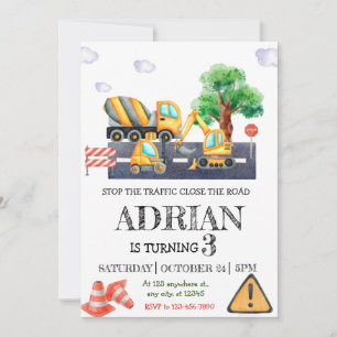 Invitation Anniversaire de la construction moderne