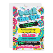 Anniversaire de la discothèque Funky Neon Glow Ret