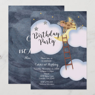 Invitation Anniversaire de la fête livre d'histoire Nursery R