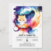 Anniversaire de la forêt de Renard Rouge enchantée